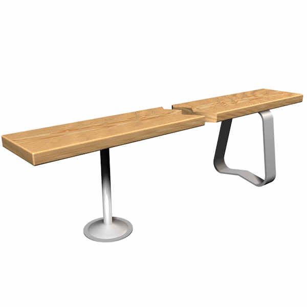 Bench pedestals